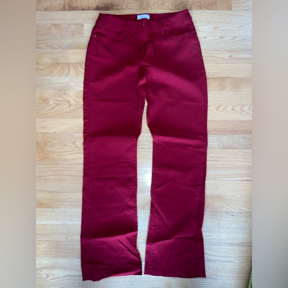 Red Pants with Stretch Material